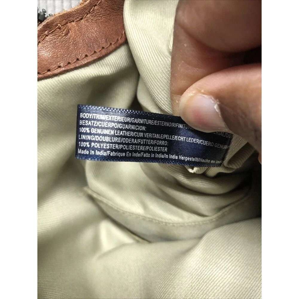 American Leather Company Purse Pockets Missing Crossbody Strap